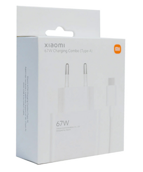 Мережевий зарядний пристрій Xiaomi Wall Charger 67W White + USB-C (BHR6035EU)