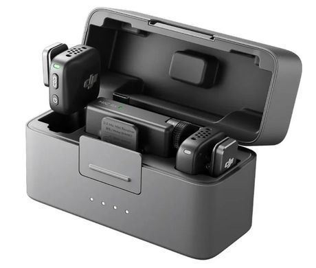 Мікрофонна радіосистема для фотокамери, для смартфона DJI Mic Mini 2TX + 1RX + Charging Case