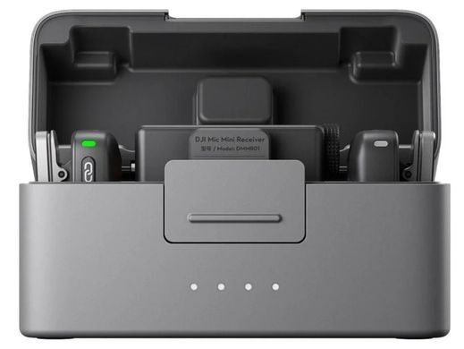 Мікрофонна радіосистема для фотокамери, для смартфона DJI Mic Mini 2TX + 1RX + Charging Case