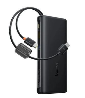 Зовнішній акумулятор (павербанк) Baseus Enerfill FC41 145W 25000mAh Black, Чорний