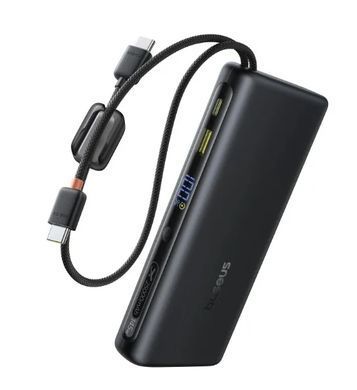 Зовнішній акумулятор (павербанк) Baseus Enerfill FC41 145W 25000mAh Black, Чорний