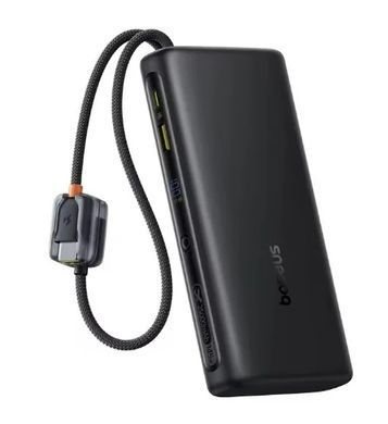Зовнішній акумулятор (павербанк) Baseus Enerfill FC41 145W 25000mAh Black, Чорний