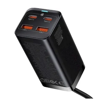 Мережевий зарядний пристрій Baseus GaN3 Pro 4 Ports Desktop Charger 100W Black (CCGP000101)