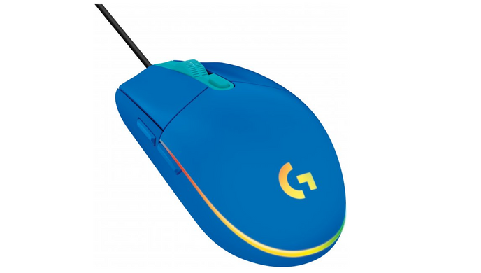 Миша Logitech Wireless G203 Gaming Lightsync RGB Blue