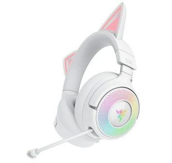 Навушники з мікрофоном Razer Kraken Kitty V3 PRO White (RZ04-05170400-R3M1/RZ04-05170400-R3U1), Білий