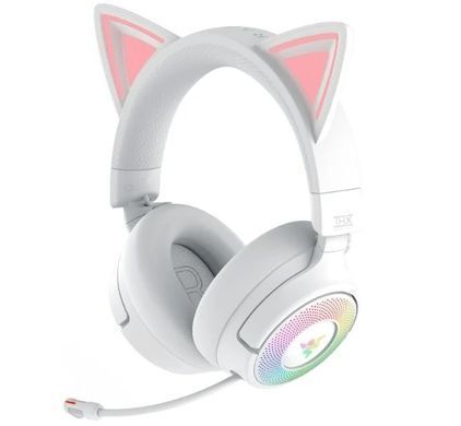 Навушники з мікрофоном Razer Kraken Kitty V3 PRO White (RZ04-05170400-R3M1/RZ04-05170400-R3U1), Білий